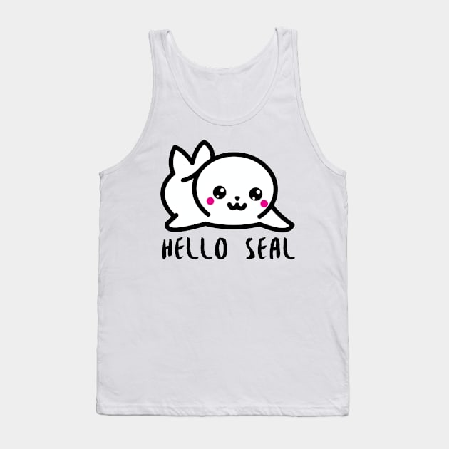 Hello Seal Tank Top by FromBerlinGift